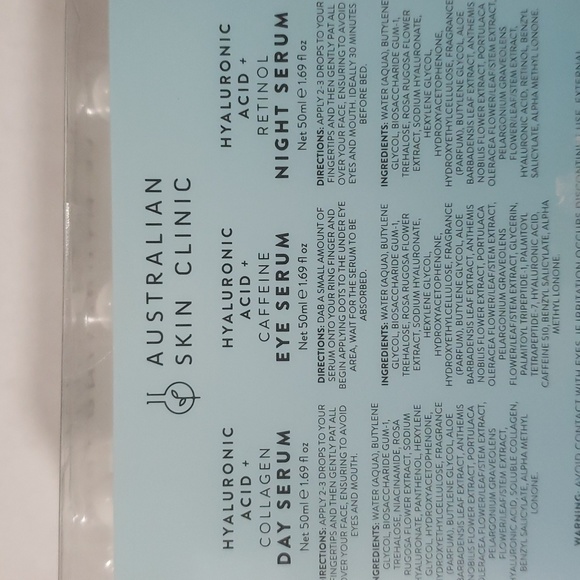 Australian Skin Clinic Triple Hydrating Trio - New in Package - Picture 5 of 7